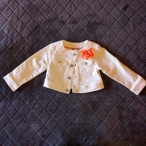 White 2t Jeans Jacket